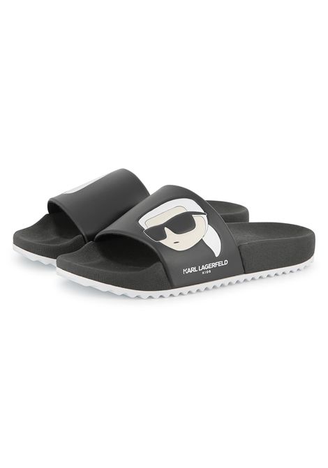 Ciabatte con logo KARL LAGERFELD KIDS | Z3037909B